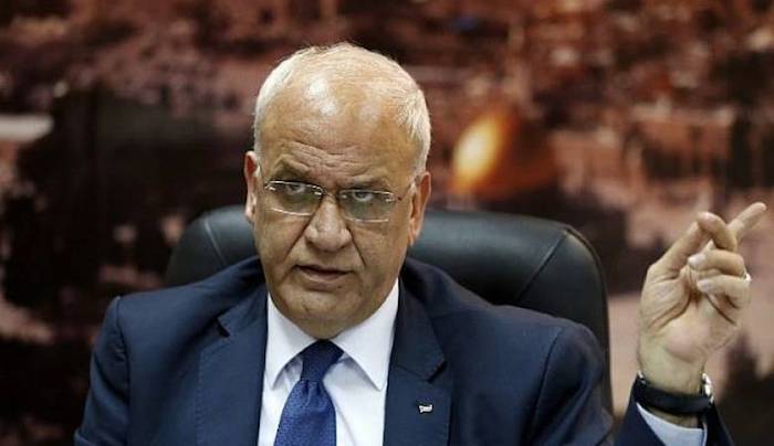 عريقات: ترامب ونتنياهو لن يتمكنا من وقف الحتمية التاريخية بإقامة الدولة الفلسطينية وعاصمتها القدس 
