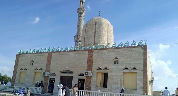 مكان تفجير مسجد الروضة