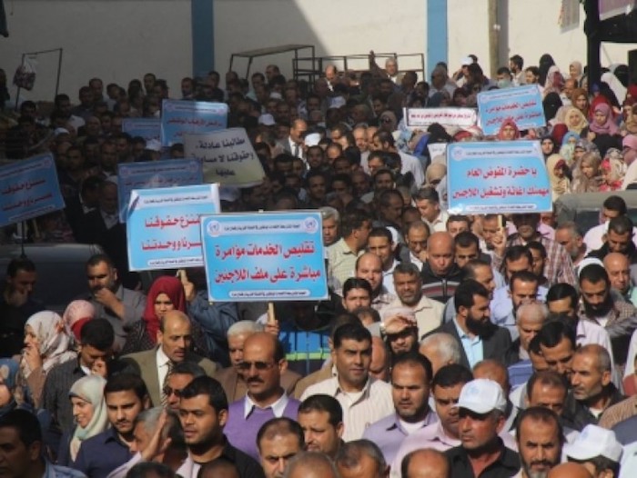 اتحاد موظفي الأونروا: اضراب مفتوح عن الطعام حتى تحقيق المطالب
