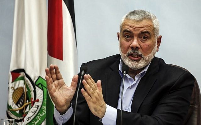 هنية يقيم الردود الإسرائيلية حول التهدئة بالإيجابية