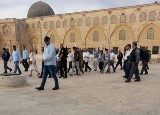 مستوطنون يقتحمون المسجد الأقصى بحراسة إسرائيلية مشددة
