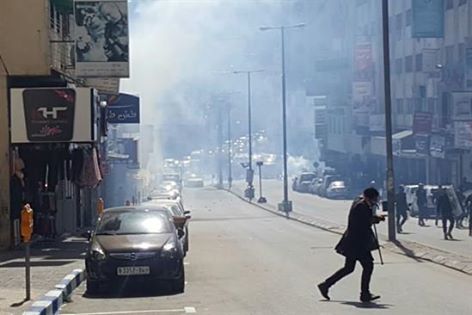 الامن يفرق تظاهرة لحزب التحرير في الخليل