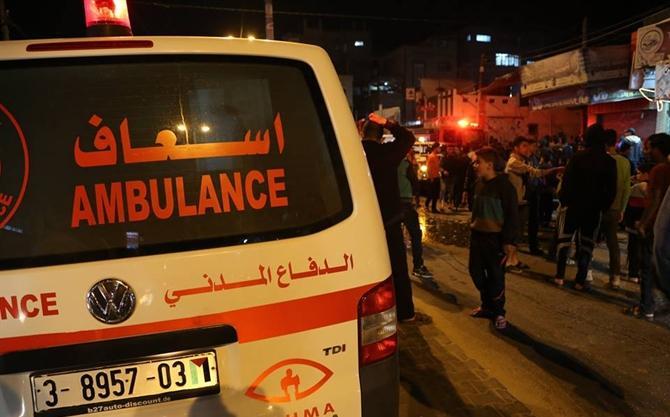 انفجار غامض في محل