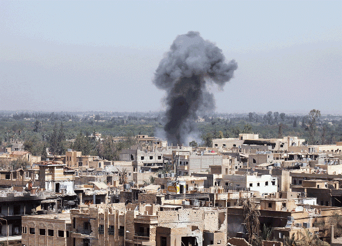 مقتل ١٠١ في عمليات عسكرية بسوريا