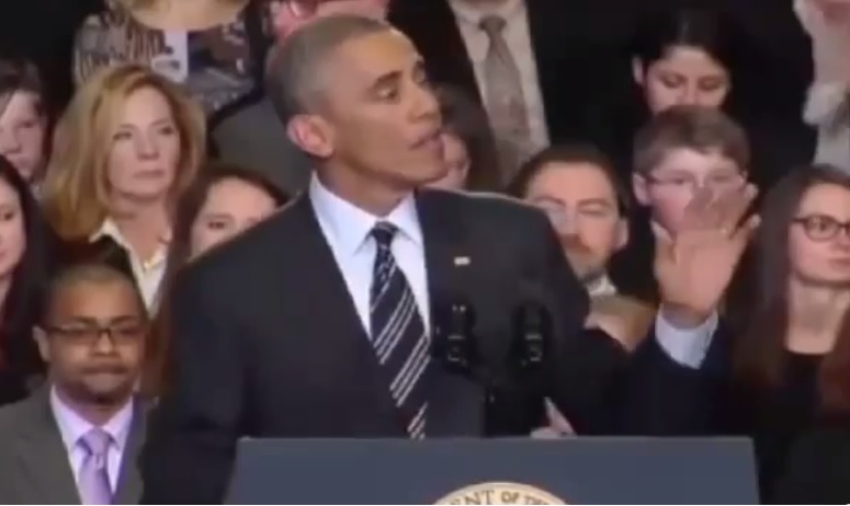 فيديو.. نشطاء يقاطعون أوباما أثناء خطاب عن الهجرة