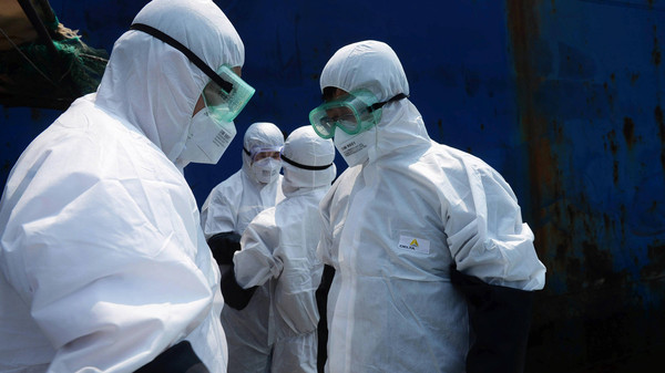 بزات إيبولا تباع كملابس تنكرية في هالويين أميركا