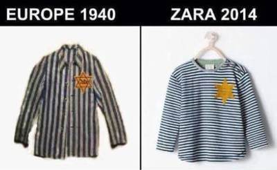زارا من الكوفية الفلسطينية