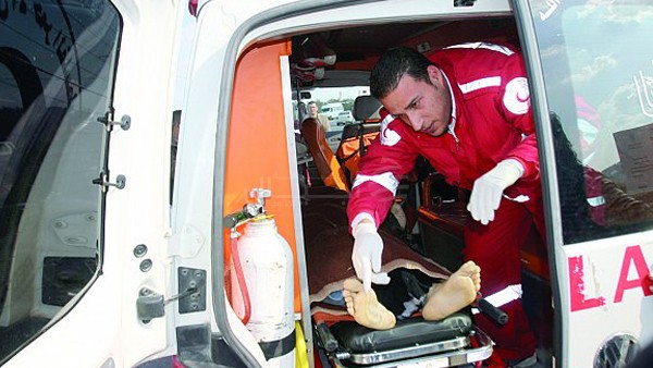 إصابة 10 مواطنين بحادث سير في نابلس