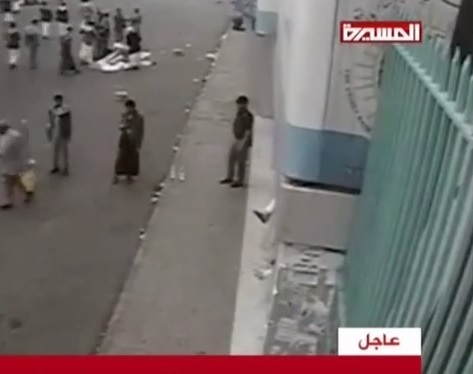 بالفيديو لحظة تفجير