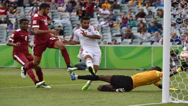 شاهد أهداف مباراة الأمارات وقطر في كأس آسيا