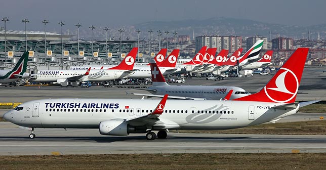 الخطوط التركية هي الأولى بنقل ركاب من وإلى إسرائيل عام 2014