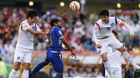 الكويت تودع أمم آسيا بخسارتها الثانية امام كوريا الجنوبية