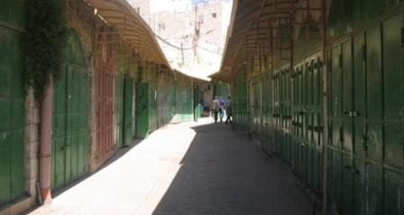 الإضراب الشامل يعمُّ محافظة الخليل
