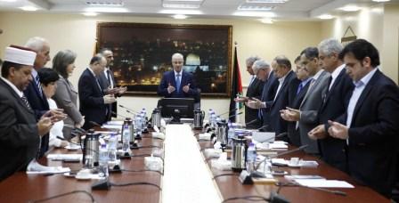 مجلس الوزراء في جلسته