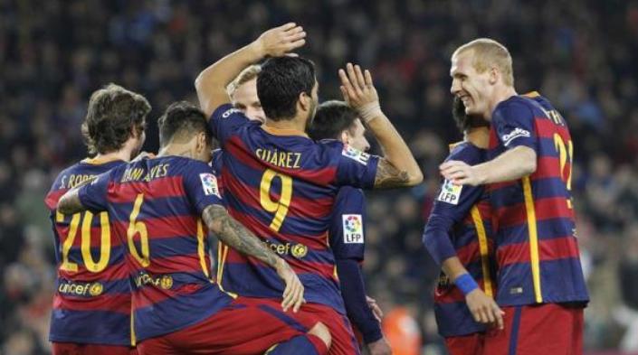 برشلونة يختتم 2015 برباعية مستحقة في شباك ريال بيتيس