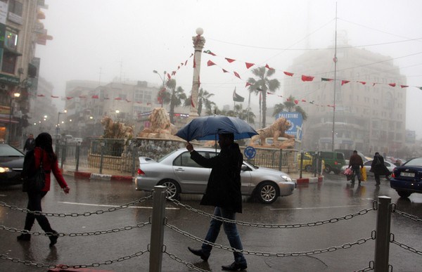 'المياه': نسبة الامطار 43% في الضفة و73% في غزة من المعدل العام
