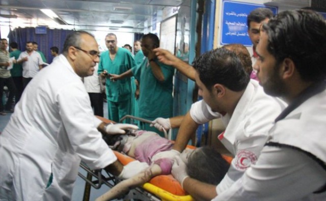  إصابة 3 أطفال إثر انفجار جسم مشبوه شمالي غزة 
