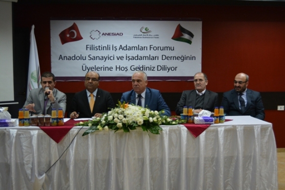 رجال أعمال فلسطينيين وأتراك يتفقون على توطيد التعاون الاقتصادي