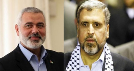 شلح يطلع هنية على نتائج زيارته 