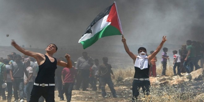 إصابة واختناق عشرات الفلسطينيين في مسيرات مناهضة للاستيطان والجدار 