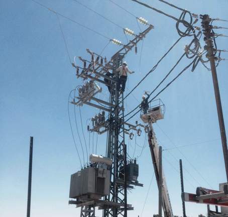 كهرباء القدس تشغل محطة تحويل في بلدة بريضعة شرق بيت لحم