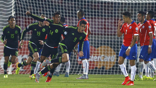 تشيلي والمكسيك.. إثارة وتعادل بـ3 أهداف
