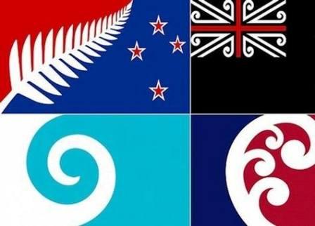 اختيار 4 من 10 آلاف تصميم مقترح لعلم نيوزيلندا الجديد والتصويت في شهر مارس العام القادم