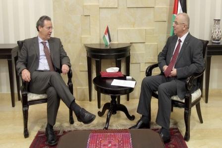  الحمد الله يستقبل الممثل الألماني الجديد لدى فلسطين
