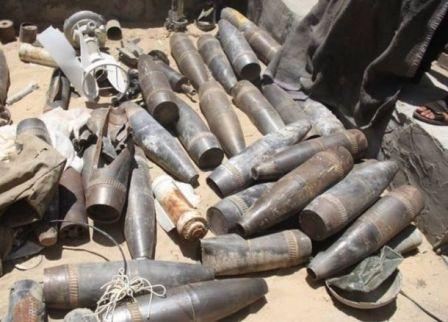 العثور على 84 قذيفة من مخلفات الاحتلال في جنين