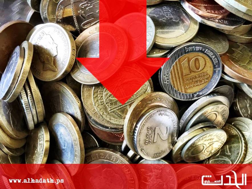  4.8 ٪ تراجعاً في احتياطي سلطة النقد الفلسطينية من العملات الأجنبية‎
