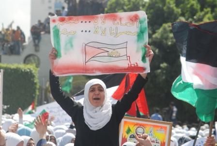  وزارة الداخلية في غزة تنظم وقفة نصرة للمسجد الأقصى
