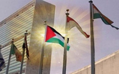 علم فلسطين سيرفع في الامم المتحدة نهاية الشهر