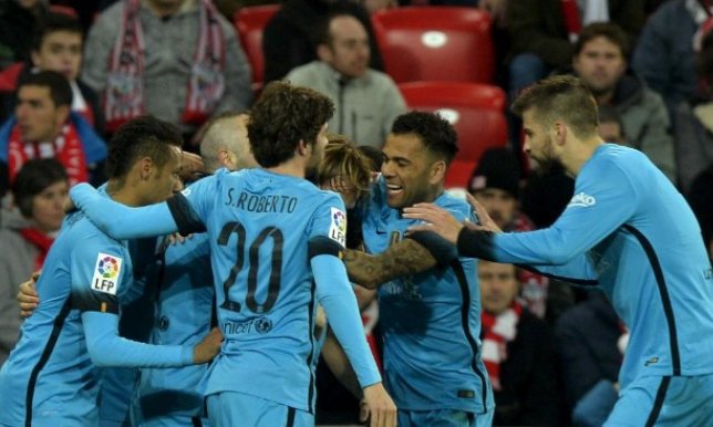 برشلونة يهزم بيلباو ويضع قدماً في نصف النهائي