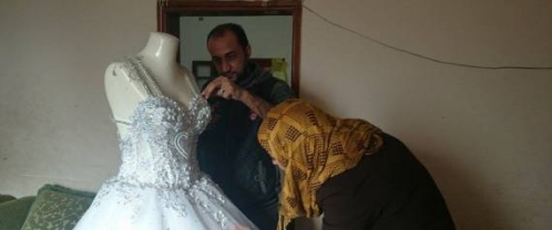 غزة: فساتين الزفاف