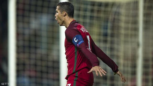 رونالدو الهداف الأفضل في تاريخ البرتغال
