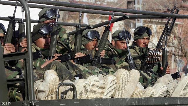 الجيش التركي يدفع بتعزيزات على الحدود العراقية