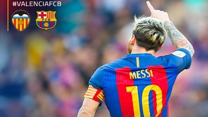 برشلونة يهزم فالنسيا بصعوبة بالغة