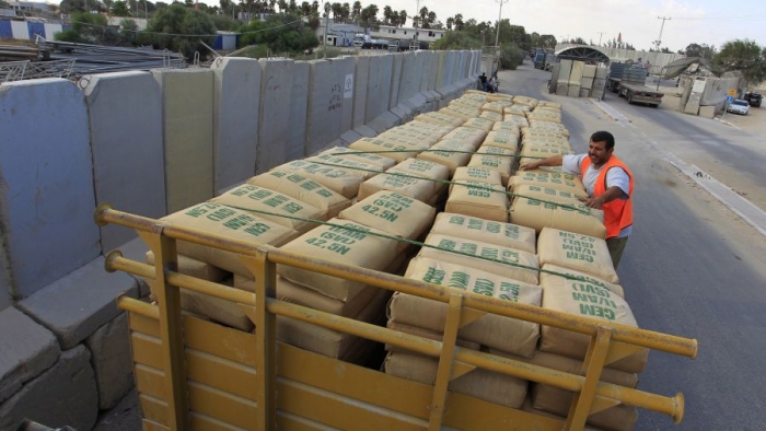 غزة: سعر طن الاسمنت بـ 560 شيكل