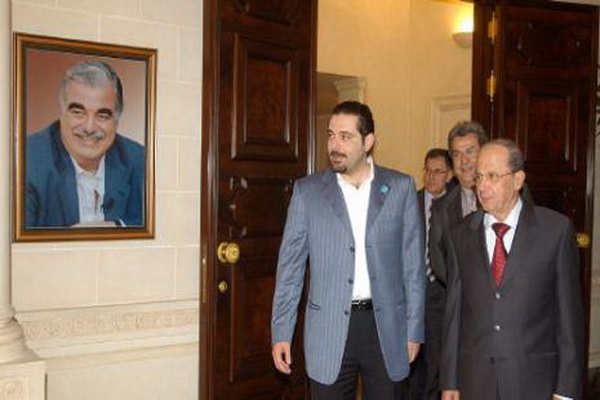 عون يكلف الحريري برئاسة الوزراء 