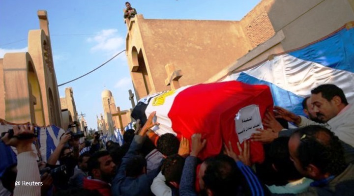 داعش يعلن مسؤوليته عن تفجير الكنيسة البطرسية بالقاهرة