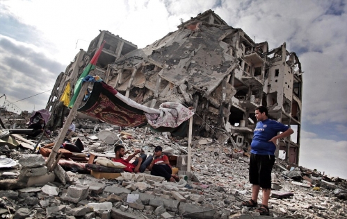  اكثر من مليون يورو لإعادة الإعمار في غزة