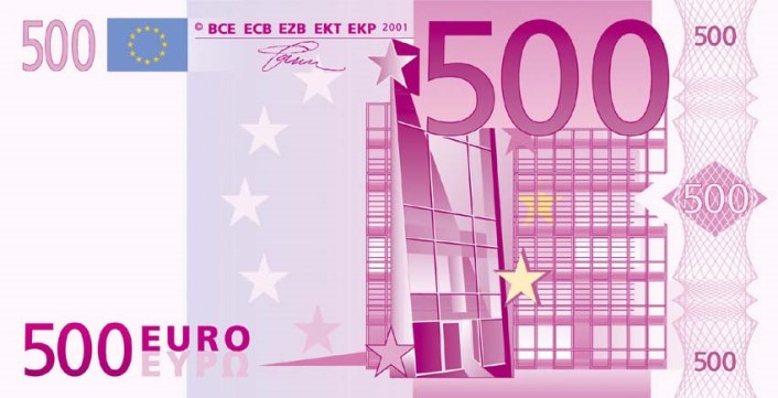 أوروبا تتجه نحو إلغاء ورقة اليورو من فئة 500