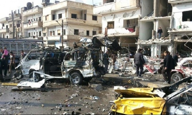 46 قتيلا في تفجير مزدوج بحمص