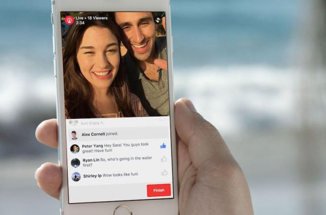طريقة نشر البث الحي بـ iPhone على فيس بوك
