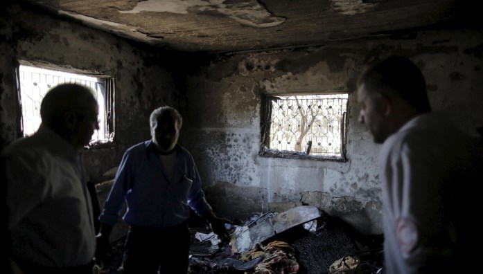 حرق منزل الشاهد المركزي