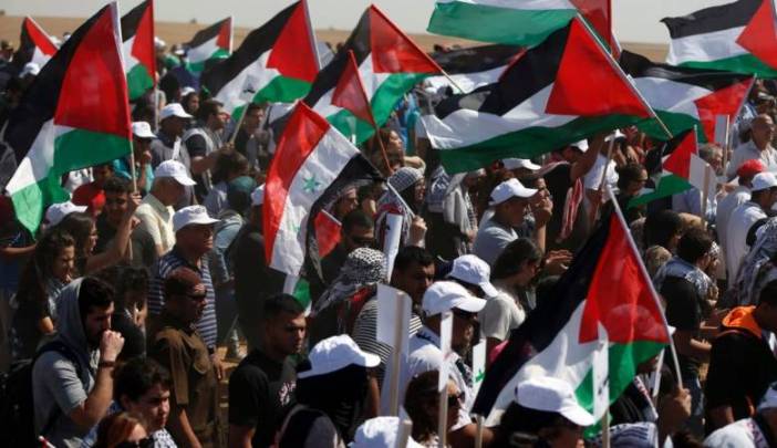 طوباس تحيي النكبة الـ68 بمسيرة جماهيرية 