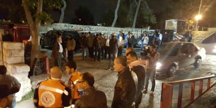تشييع جثماني الشهيدين مناصرة وأبو جمل في القدس 