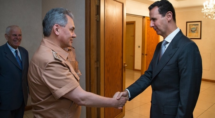 لأول مرة... الرئيس السوري يلتقي وزير الدفاع الروسي في دمشق