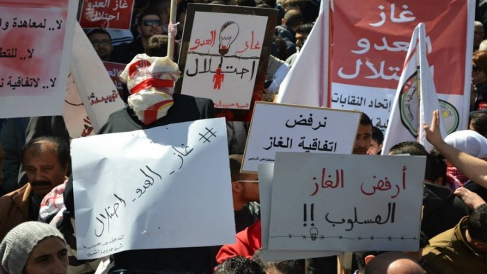 دعوى قضائية ضد الحكومة الاردنية لوقف اتفاقية استيراد الغاز من 
