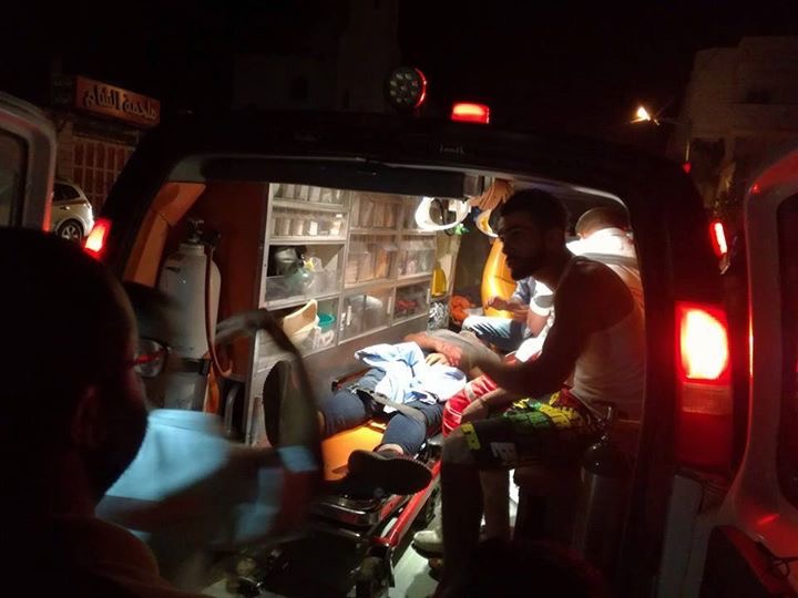 إصابة 4 مواطنين بحادث سير بنابلس (صور)